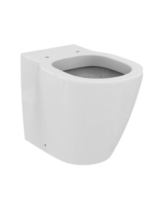 Bodenstehende Toilettenschüssel ohne Spülkastenabdeckung Ideal Standard Connect E823101+e712801 Weiß Glänzend