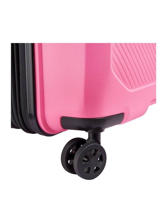 Delsey Anvers Cabin Hard Suitcase Light Pink with 4 Wheels Height 55cm