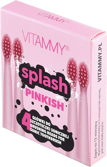 Vitammy Capete De Schimb Pentru Periuță De Dinți Electrică 4 Bucăți Pentru 8+ Ani