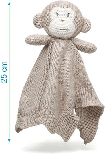 Kiokids Baby Comforters Cotton Friends Monkey Beige