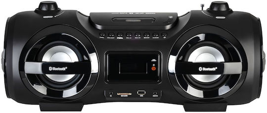 Reflexion Преносима Аудиосистема с CD Радио Bluetooth USB Черен