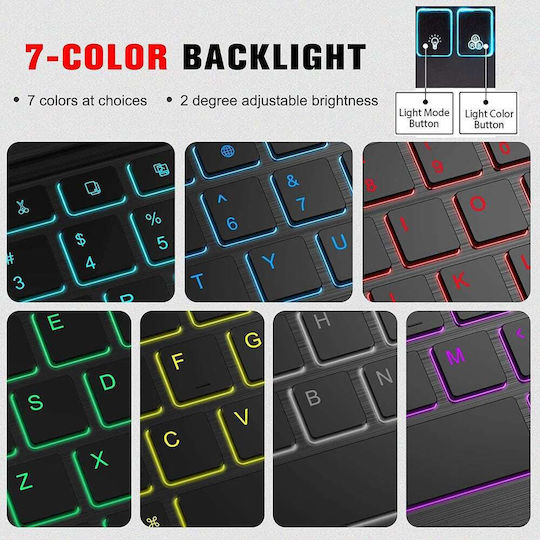 Techsuit WK1 Ασύρματο Bluetooth Πληκτρολόγιο Αγγλικό US