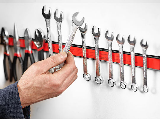 Set 3 Magnetic Strips Tool Organization Deuba 60 Cm