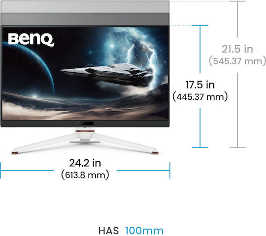BenQ Mobiuz EX271U IPS HDR Gaming Monitor 27" 4K 3840x2160 165Hz με Χρόνο Απόκρισης 1ms GTG