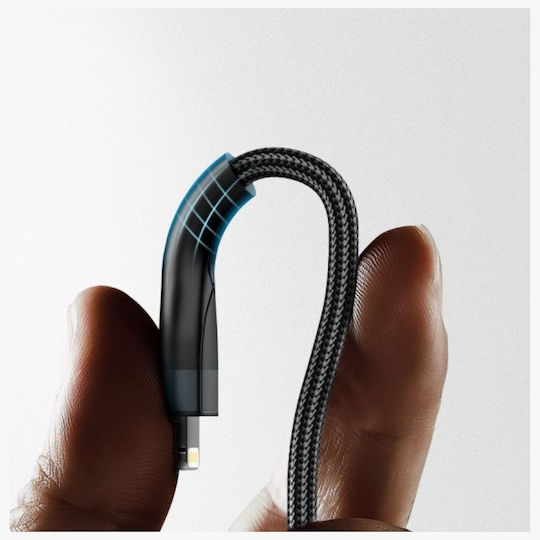 4Smarts USB 2.0 Cable USB-C male - USB-C 15W Μαύρο 1.2m