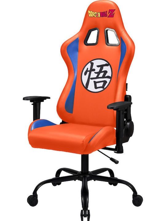 Subsonic Dragon Ball Z Scaun Gaming Din piele ecologică cu Brațe Reglabile Portocaliu