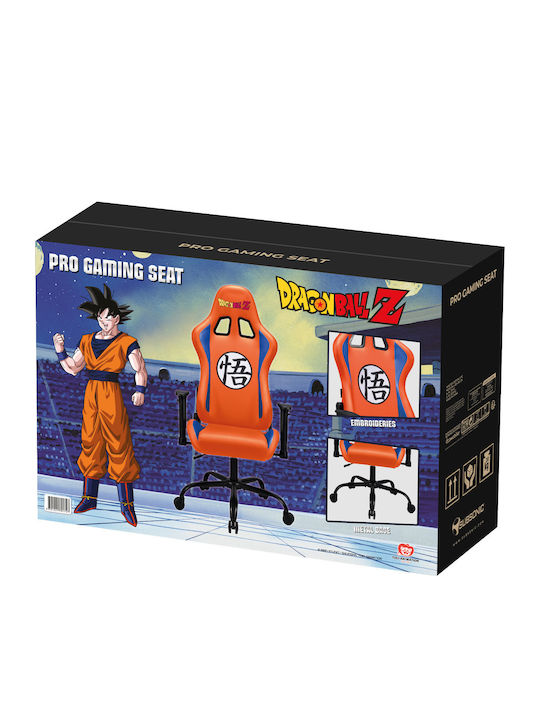 Subsonic Dragon Ball Z Scaun Gaming Din piele ecologică cu Brațe Reglabile Portocaliu