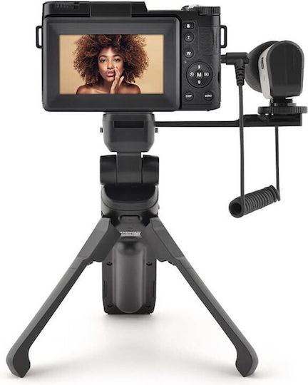 Kodak Vlg-4k Vlogging Bundle Cameră Foto Compactă 24MP Zoom Optic 5x Neagră