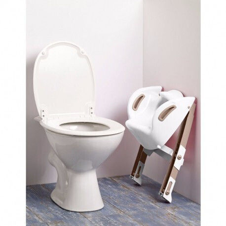 Thermobaby Toddler Toilet Seat Kiddyloo With Footrest And Handles Green