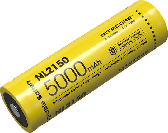 NiteCore NL2150DW Επαναφορτιζόμενη Μπαταρία 21700 Li-ion 5000mAh 3.6V 1τμχ