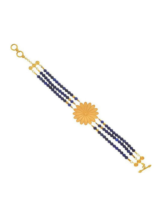 Arteon Women's Bracelet Chain made of Silver Gold Plated
