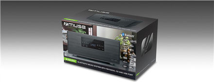 Muse Ηχοσύστημα 1.0 M-692 60W με CD Player και Bluetooth Μαύρο