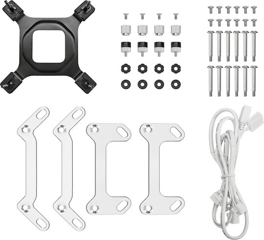 Deepcool Mystique 360 WH ARGB Охлаждане AIO CPU с 3 Вентилатора 120mm Бял