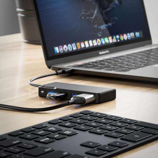 Alogic USB-C Docking Station με HDMI 4K Γκρι (UCFUHDV2-SGR)