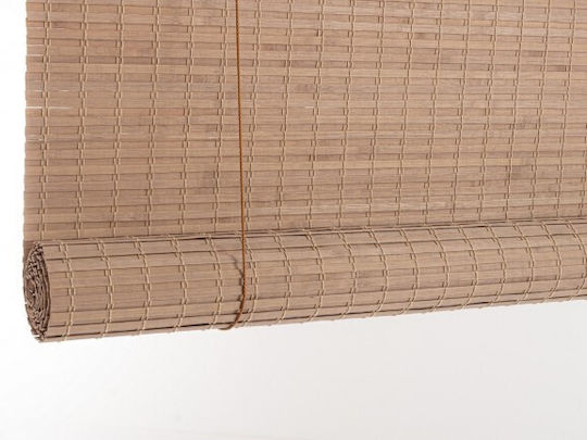 Bizzotto Salamanca Beschattungsrollo Bamboo in Gray Farbe L90xH180cm