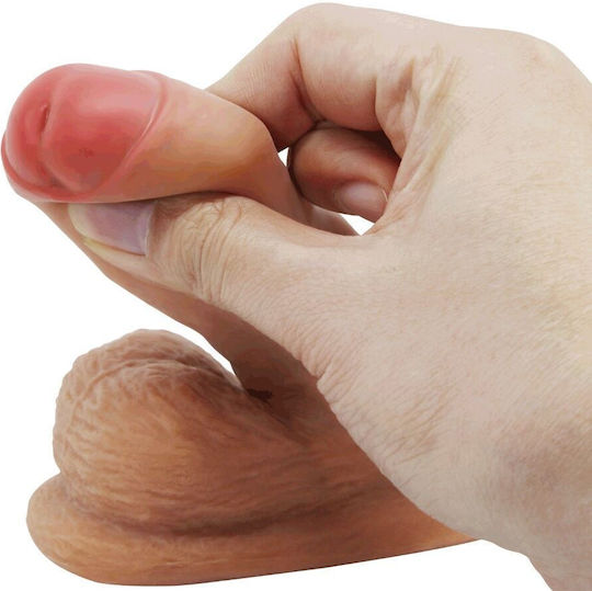 Pretty Love Warnell Glass Dildo With Suction Cup Flesh