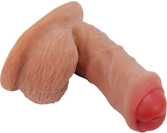 Pretty Love Warnell Glass Dildo With Suction Cup Flesh