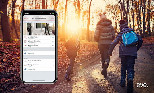 Eve Thermo Smart Thermostat-Ventil 2er-Pack 2020 Homekit Heim Küche