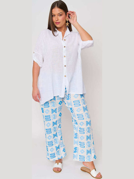 Women's Cotton Shirt White