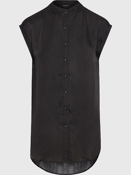 Women's Sleeveless Shirt Black