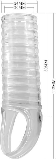 Pretty Love Penis Sleeve Transparent Penis Extension