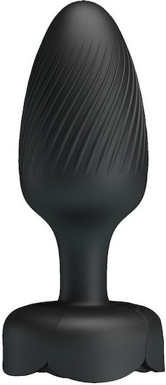 Pretty Love Vibrating Butt Plug Πρωκτική Σφήνα με Δόνηση Μαύρη