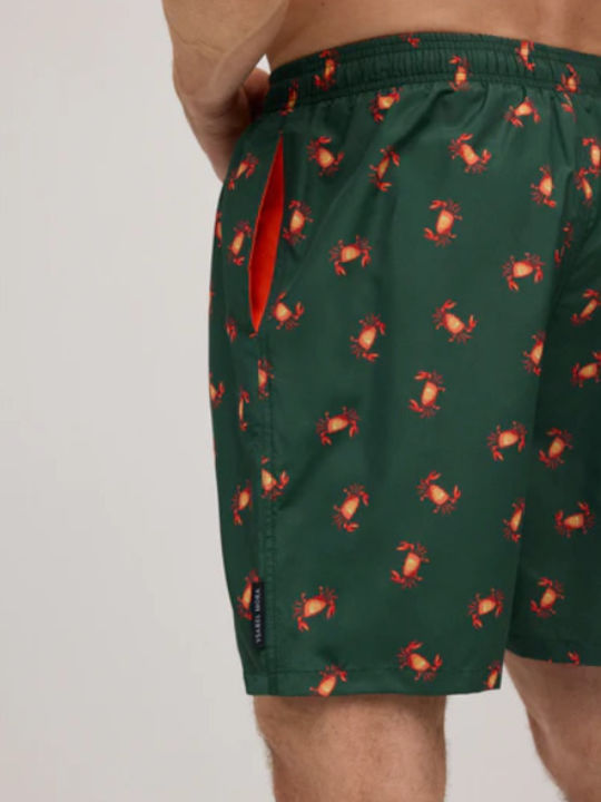 Men's Swimwear Shorts Dark Green
