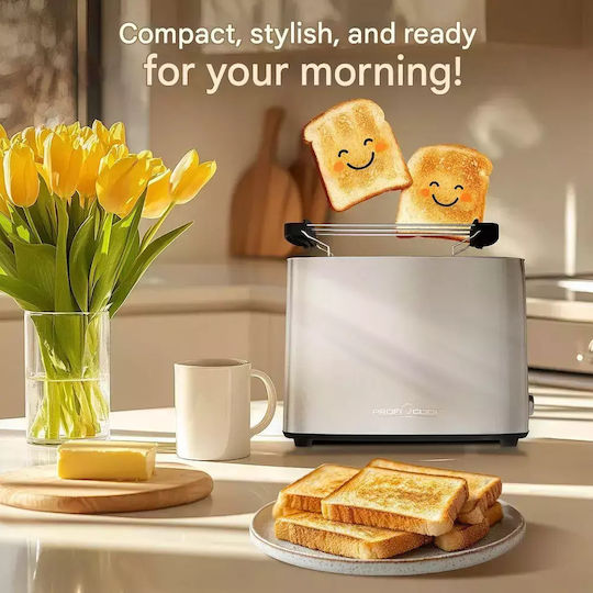 Profi Cook Toaster 2 Schlitze 850W Inox