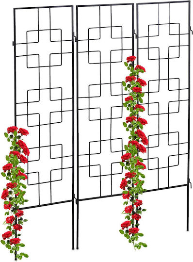 Arcadă Metalică pentru Grădină Flori Cățărătoare 122 X 30.5 X 0.8 Cm Oțel