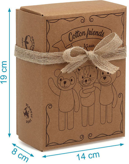 Kiokids Cotton Friends Тигърче Дървено Жувално За Зъбене За 3 М+