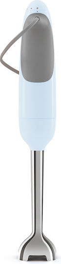 Smeg Blender De Mână Stil Anii 50 Cu Tijă Din Inox 700W Albastru