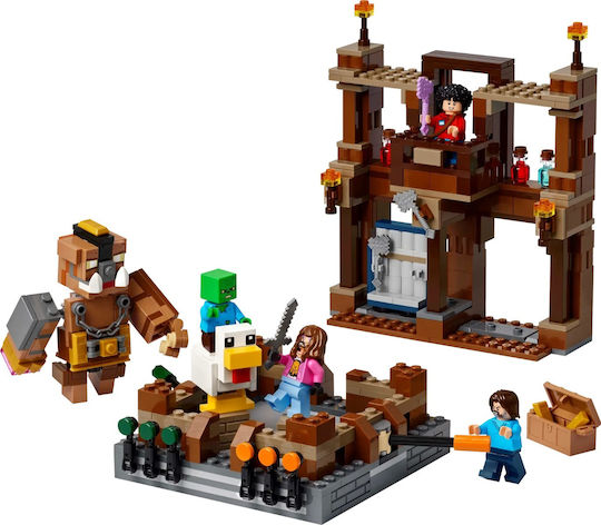 LEGO Minecraft Woodland Mansion Fighting Ring for Ages 10+ 491 Pieces