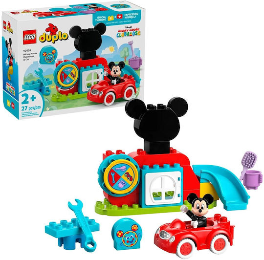 LEGO Disney Mickey Mouse Clubhouse & Car για 2+ Ετών 27τμχ
