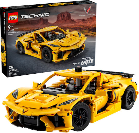 LEGO Technic Chevrolet Corvette Stingray for Ages 9+ 732 Pieces