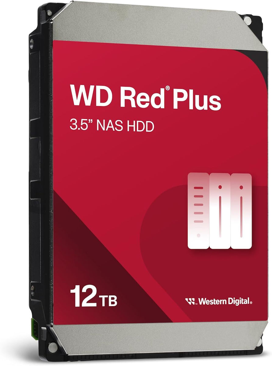Western Digital Red Plus 12TB HDD Σκληρός Δίσκος 3.5