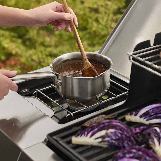 Weber ΕP-435 Газово Барбекю Решетка 86брx48брсм. с 4 бр 21.1кВт и Страничен Нагревател