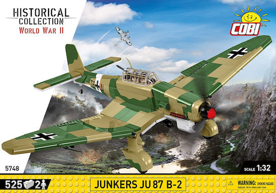 Cobi Bauklötze Historical Collection Wwii Junkers Ju 87 B-2 für 7+ Jahre 525 Stück
