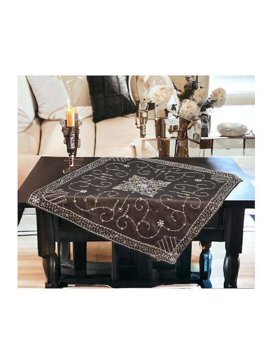 Linea Home Checkered Set 5pcs Estate Coffee