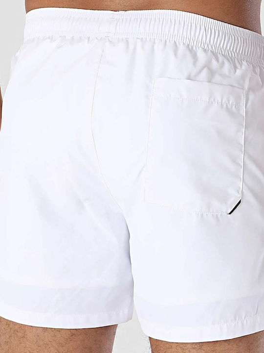 Abas Men's Swimwear Shorts White with Patterns