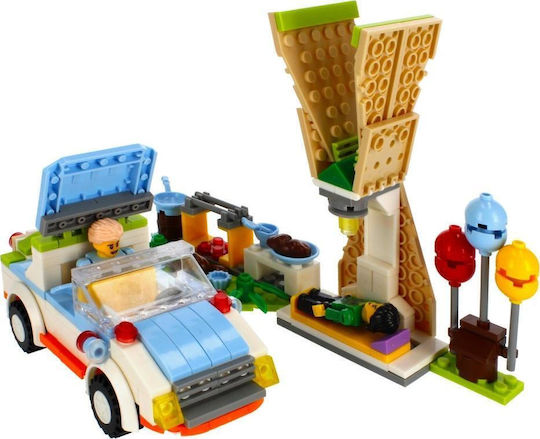 Alleblox Cuburi De Construit Champing Kit Pentru 6+ Ani 251 Bucăți