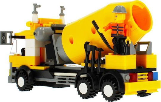 Alleblox Cuburi De Construit Construction Crew Pentru 6+ Ani 216 Bucăți