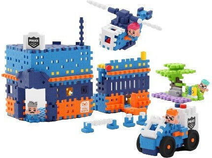Marioinex Τουβλάκια Waffle Mini - Police Station για 3+ Ετών 280τμχ