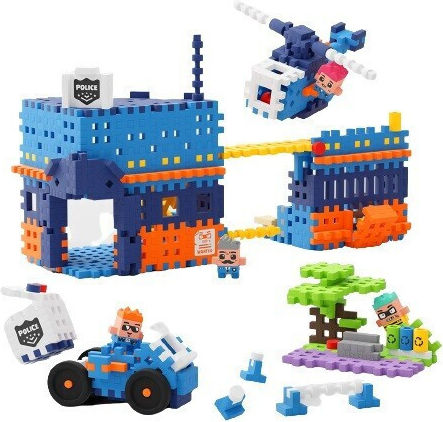 Marioinex Τουβλάκια Waffle Mini - Police Station για 3+ Ετών 280τμχ