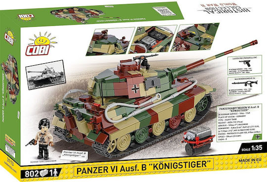 Cobi Cobi Panzer VI Ausf B King Tiger Bauklötze für 9+ Jahre 802 Stück