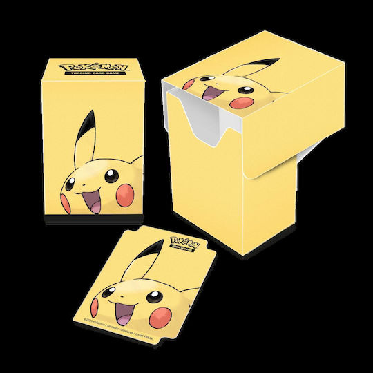 Ultra Pro Pikachu Pokemon Deck Box Standard Size Yellow