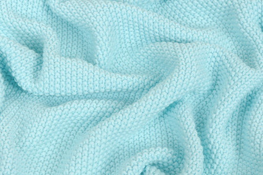 Matex Pătură Pepinieră Swaddling pături 100% bumbac Albastră 100x80cm