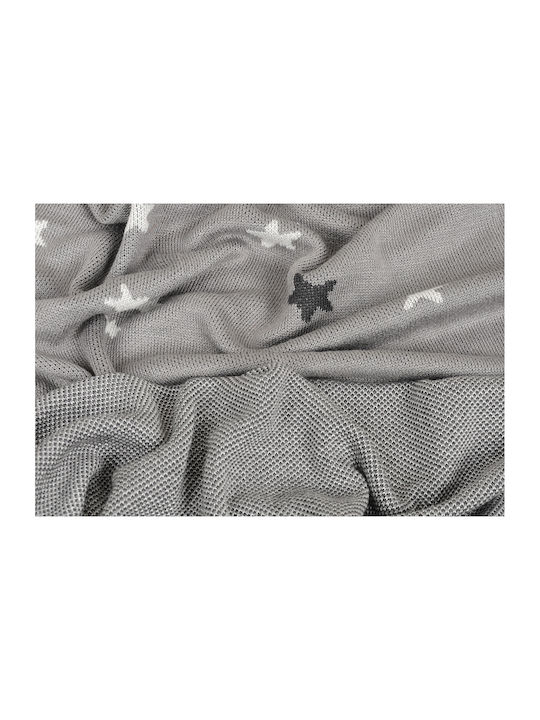 Matex Blanket Nursery Swaddling Blankets Bamboo Gray 100x80cm