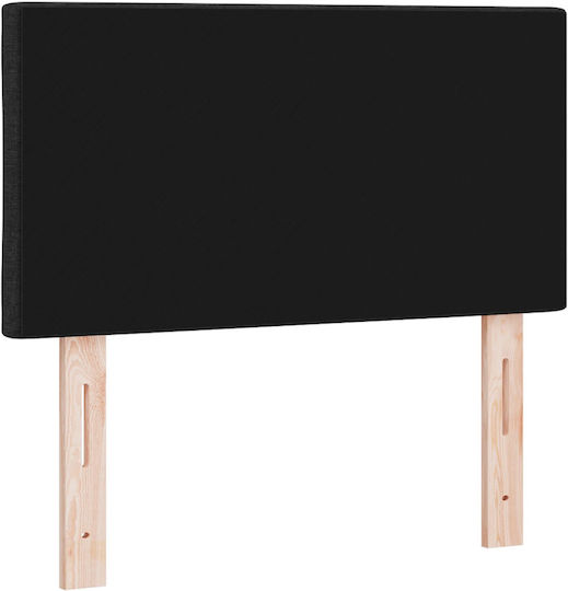 vidaXL Stoff Kopfstütze für Betten Schwarz 80x78cm