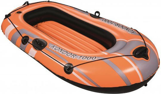Bestway Inflatable Boat for 1 Person Orange 162x96cm Orange