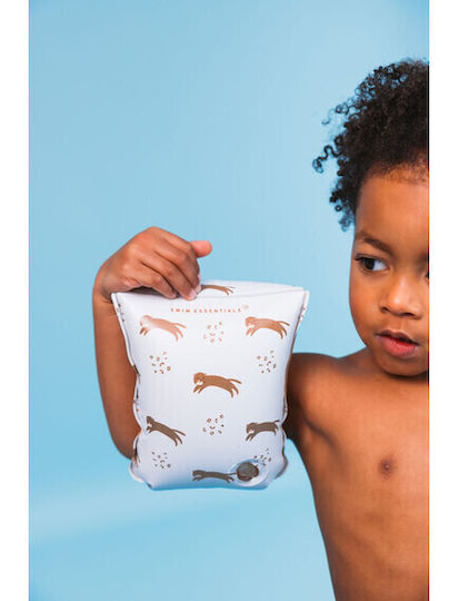 Swim Essentials Kids Armbands 0-2 Years "brown Leopard"